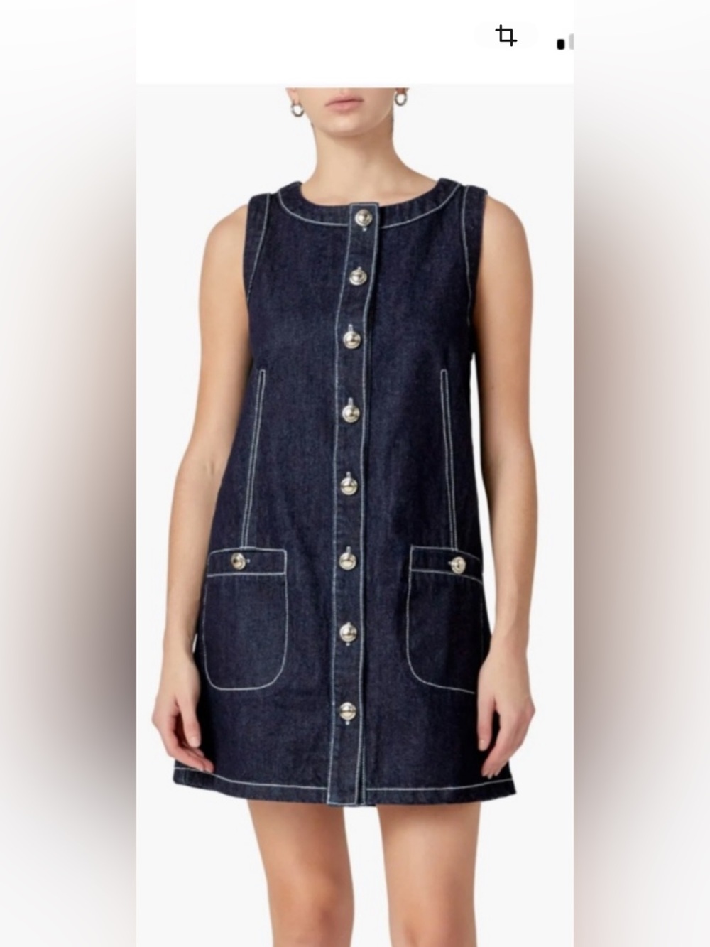 English Factory Denim Dress